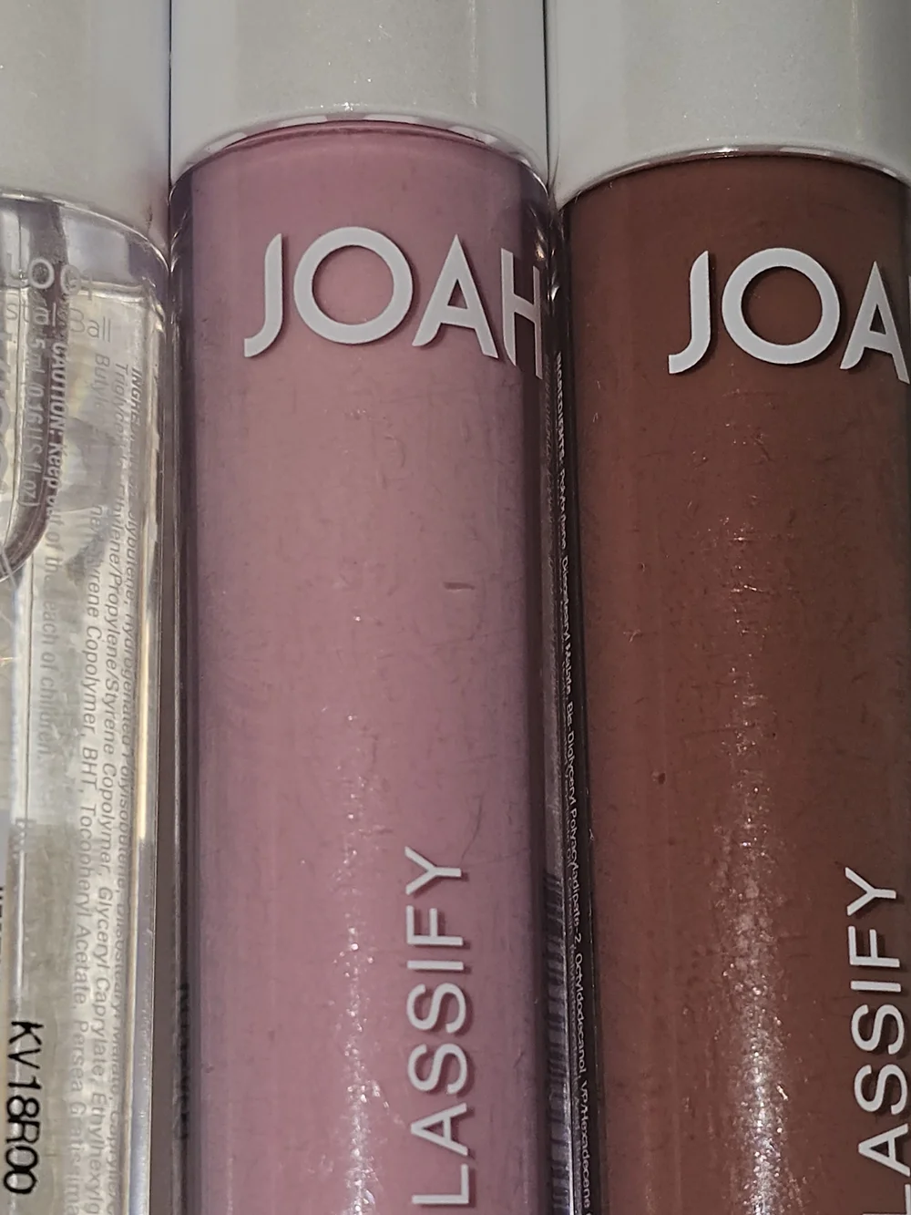 J.O.A.H. Glassify Lip Gloss Trio In Crystal Ball, Ice Queen, & Glazed